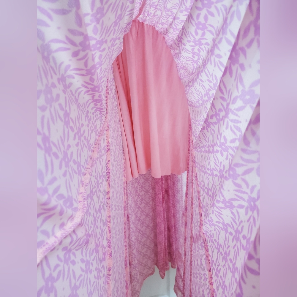 Free People It's Fate Midi Dress/Lilac Combo - Picture 6 of 13